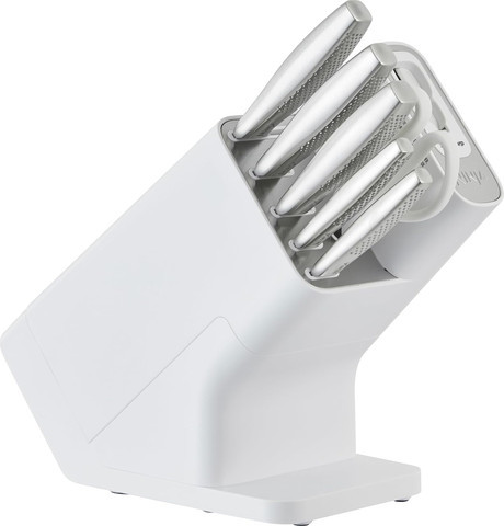 NINJA K62006EUWH STAYSHARP 6-PIECE KNIFE SET & WHITE BLOCK סט סכינים 6 חלקים צבע לבן