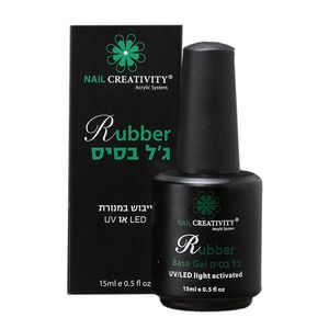 ראבר בייס שקוף 15 מל