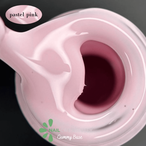 Nail Creativity GUMMY BASE pink pastel- גומי ראבר בייס ורוד פסטל 