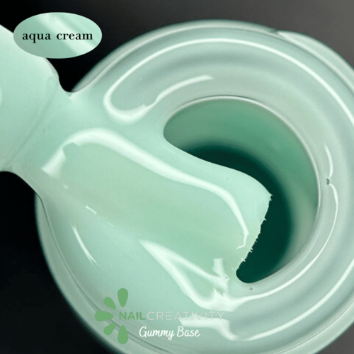 Nail Creativity GUMMY BASE aqua cream- גומי ראבר בייס אקוואה קרים 