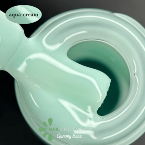 Nail Creativity GUMMY BASE aqua cream- גומי ראבר בייס אקוואה קרים 