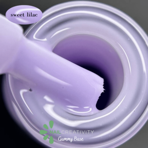 Nail Creativity GUMMY BASE sweet lilac- גומי ראבר בייס סגול לילך 