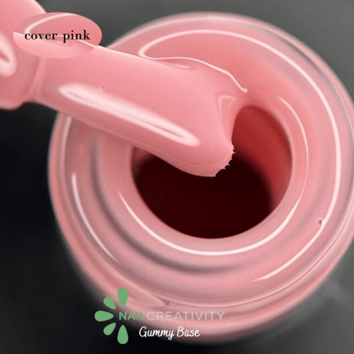 Nail Creativity GUMMY BASE Cover pink - גומי ראבר בייס כיסוי ורוד 