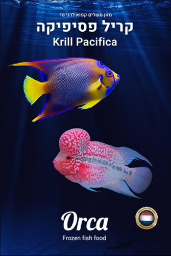 מזון קפוא קריל פסיפיקה Krill Pacifica