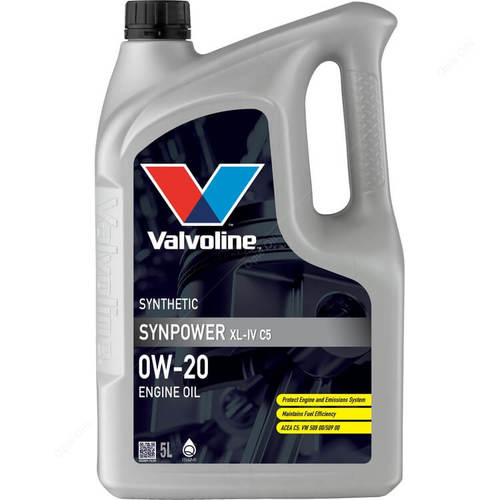 ‏שמן מנוע Valvoline SynPower XL-IV C5 0W-20 | ‏5 ליטר