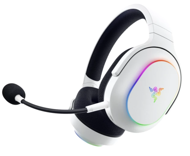 אוזניות razer barracuda x chroma בצבע לבן