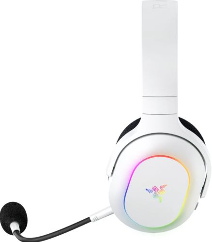 אוזניות razer barracuda x chroma בצבע לבן