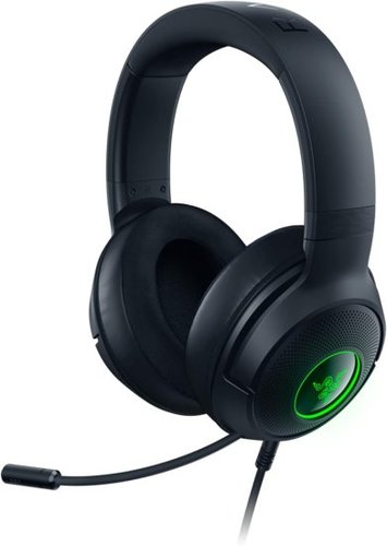אוזניות גיימינג Razer Kraken V3 X USB - צבע שחור