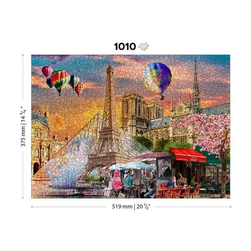 פאזל עץ 1010 חלקים אביב בפאריס