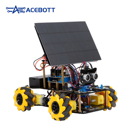 קיט הרחבה ACEBOTT solar energy car ESP32 