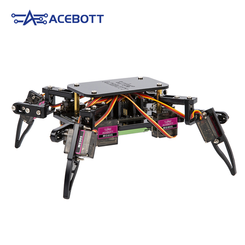 קיט רובוט עכביש ביוני Acebott QD020 לפרויקטים ESP32