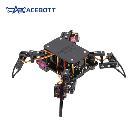 קיט רובוט עכביש ביוני Acebott QD020 לפרויקטים ESP32