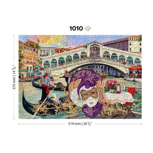 פאזל עץ 1010 חלקים קרנבל בוונציה XL