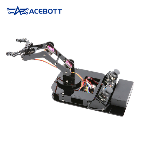 קיט זרוע רובוטית 4 צירים Acebott QD022 לפרויקטים ESP32