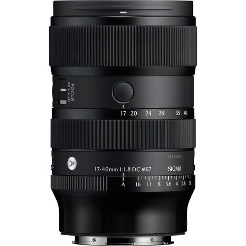 עדשה Sigma 17-40mm f/1.8 DC ART (Fujifilm X)