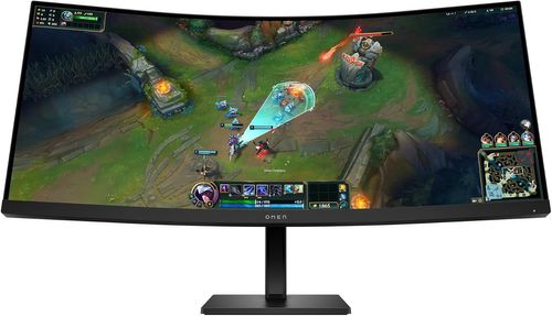 מסך מחשב OMEN 34 inch WQHD 180Hz Curved Gaming Monitor - OMEN 34c G2 AV4C1AA