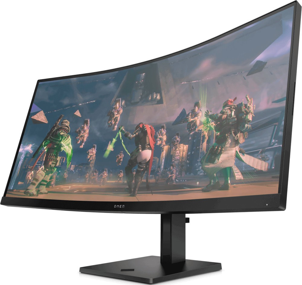מסך מחשב OMEN 34 inch WQHD 180Hz Curved Gaming Monitor - OMEN 34c G2 AV4C1AA