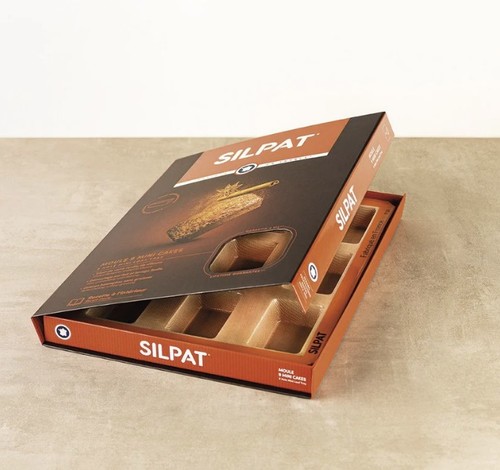 תבנית סיליקון SILPAT לעוגות קטנות 9 שקעים 30X40 ס
