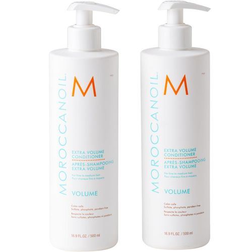 זוג מרככי שיער ווליום ליצירת נפח מוגבר MOROCCANOIL שמן מרוקאי 500 מ