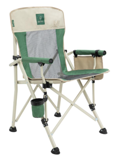 כסא קמפינג מתקפל Royal Camper II Eco ירוק/לבן - Aztec