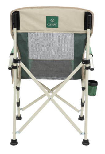 כסא קמפינג מתקפל Royal Camper II Eco ירוק/לבן - Aztec