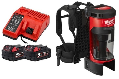 שואב אבק נטען M18 FBPV כולל 2 סוללות 5AH מבית Milwaukee