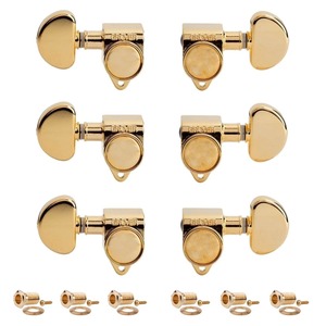 סט מפתחות מוזהב GROVER לגיטרה אקוסטית 3+3 CORT  MH GOLD