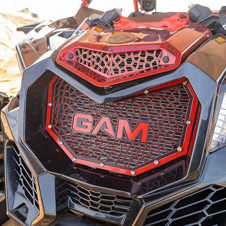 גריל קדמי GAM ל-Can Am Maverick X3 עם סמל GAM