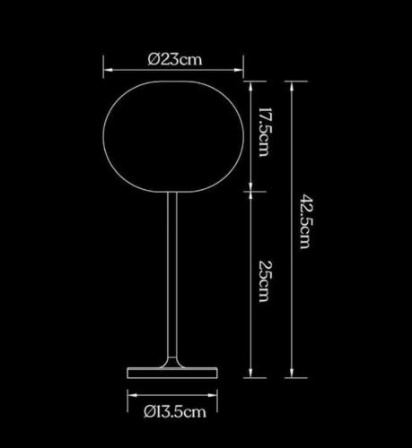 מנורת שולחן BALL נטענת דגם SE-1101