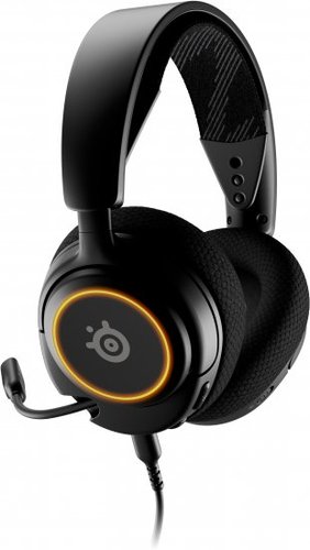 אוזניות גיימינג חוטיות SteelSeries Arctis Nova 3 - צבע שחור
