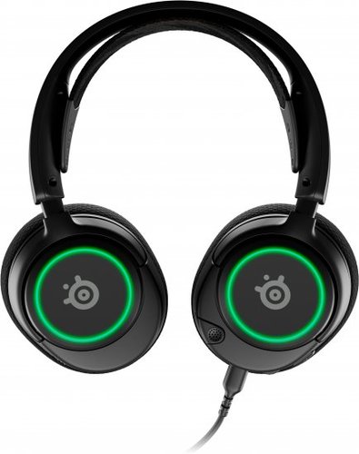 אוזניות גיימינג חוטיות SteelSeries Arctis Nova 3 - צבע שחור