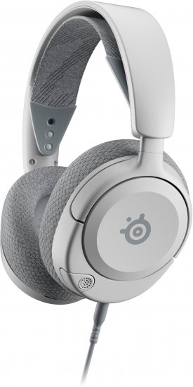 אוזניות גיימינג חוטיות SteelSeries Arctis Nova 1P - צבע לבן