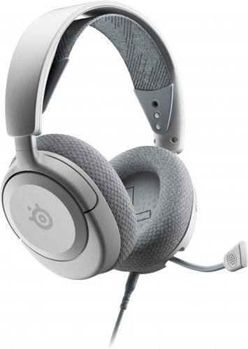 אוזניות גיימינג חוטיות SteelSeries Arctis Nova 1P - צבע לבן