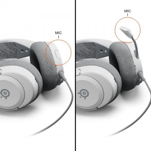 אוזניות גיימינג חוטיות SteelSeries Arctis Nova 1P - צבע לבן