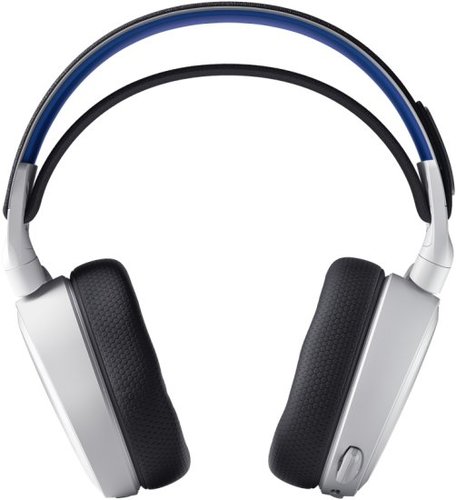 אוזניות גיימינג אלחוטיות +SteelSeries Arctis 7P ל-PS5/PS4 - צבע לבן