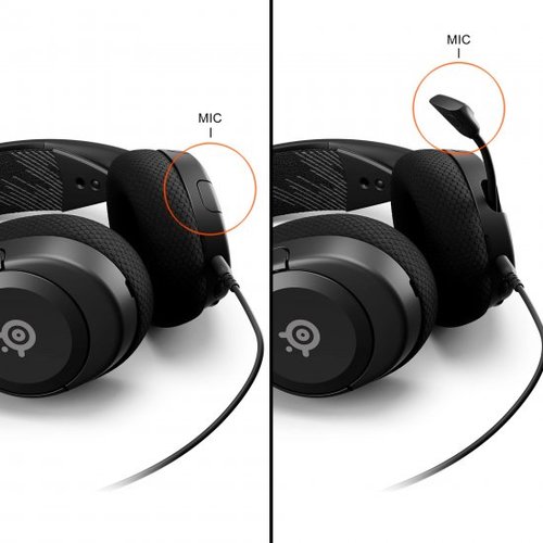 אוזניות גיימינג חוטיות SteelSeries Arctis Nova 1 - צבע שחור