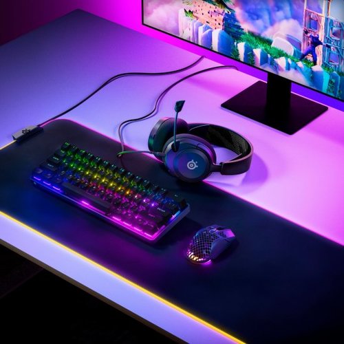 אוזניות גיימינג חוטיות SteelSeries Arctis Nova 1 - צבע שחור