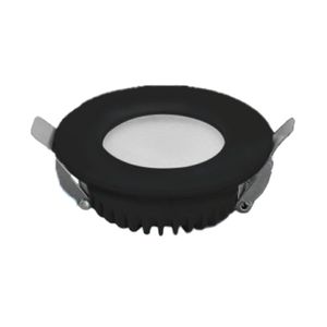שקוע לד עגול מוגן שחור LEDON TORINO 7.5cm CCT 8W COB