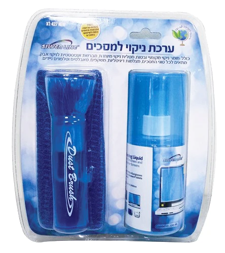 ערכת ניקוי למסכים Silver Line 200ml