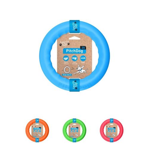 pitchDog 20 fetch ring blue