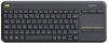 מקלדת אלחוטית Logitech Touch K400 Plus Retail בצבע שחור