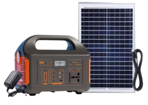 תחנת כח ניידת 300W דגם EL-7300 + פאנל סולארי