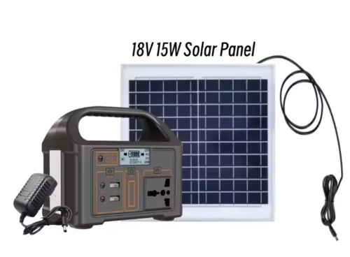 תחנת כח ניידת 100W דגם EL-7100 + פאנל סולארי