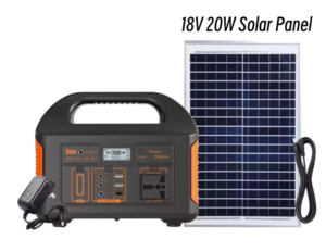 תחנת כח ניידת 500W דגם EL-7500 + פאנל סולארי