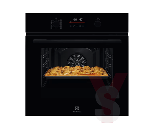 תנור בנוי 72 ליטר פירוליטי תוצרת גרמניה Electrolux KOFDP46H  גימור שחור