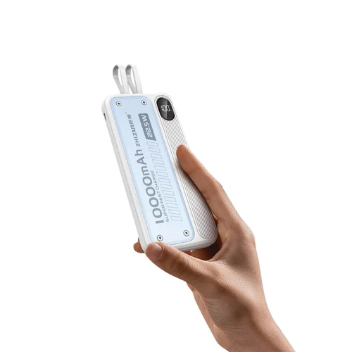 מטען נייד 10000mAh 22.5W עם צג וכבל מובנה RFK-10000CHARGE הקונטיינר 