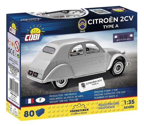 ליגו 80 חלקים COBI CITROEN 2CV TYPE A