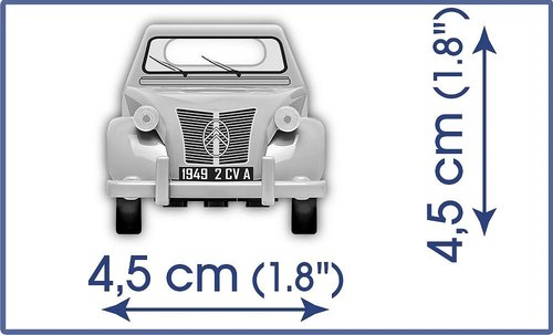 ליגו 80 חלקים COBI CITROEN 2CV TYPE A