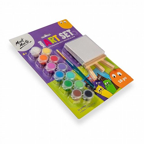 סט ציור מיני 18 חלקים מונמרט