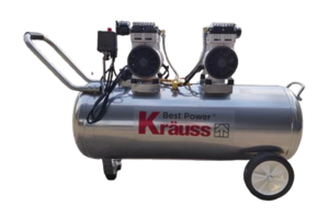 מדחס 100 ליטר 3.0 כ”ס שקט ללא שמן KRAUSS